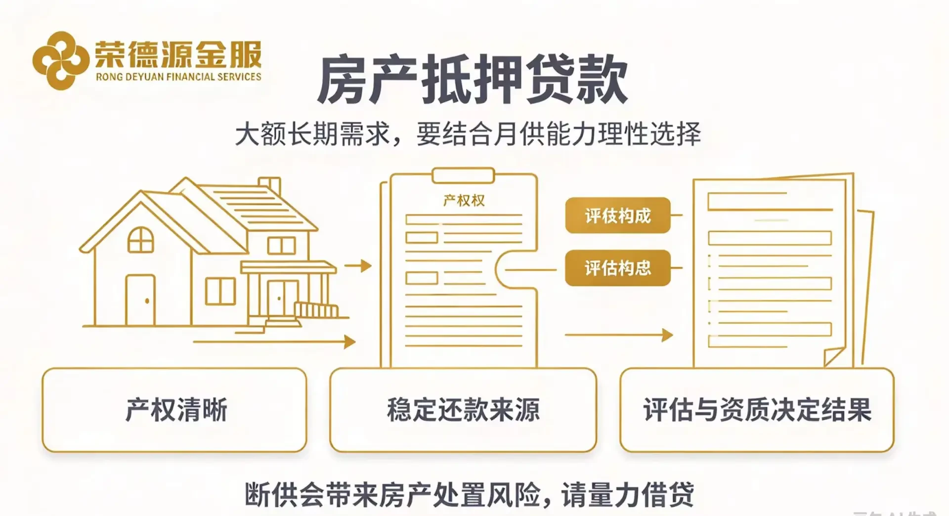 深圳荣德源金服|房产抵押贷款服务介绍:房抵贷、抵押经营贷一站式融资咨询