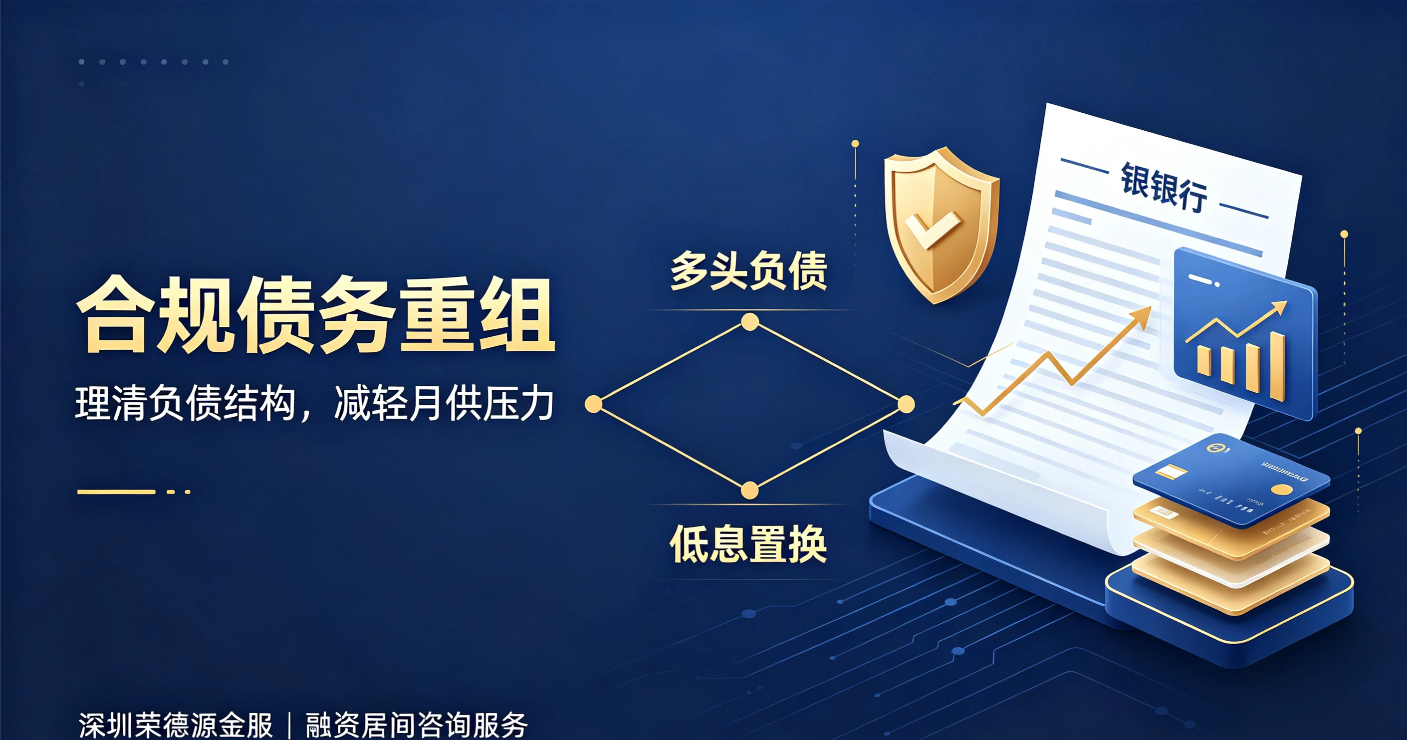 告别以贷养贷!深圳荣德源金服合规负债优化与一站式融资解决方案