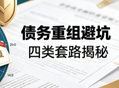债务重组避坑指南：荣德源金服揭秘行业 4 类常见套路与合规判断标准