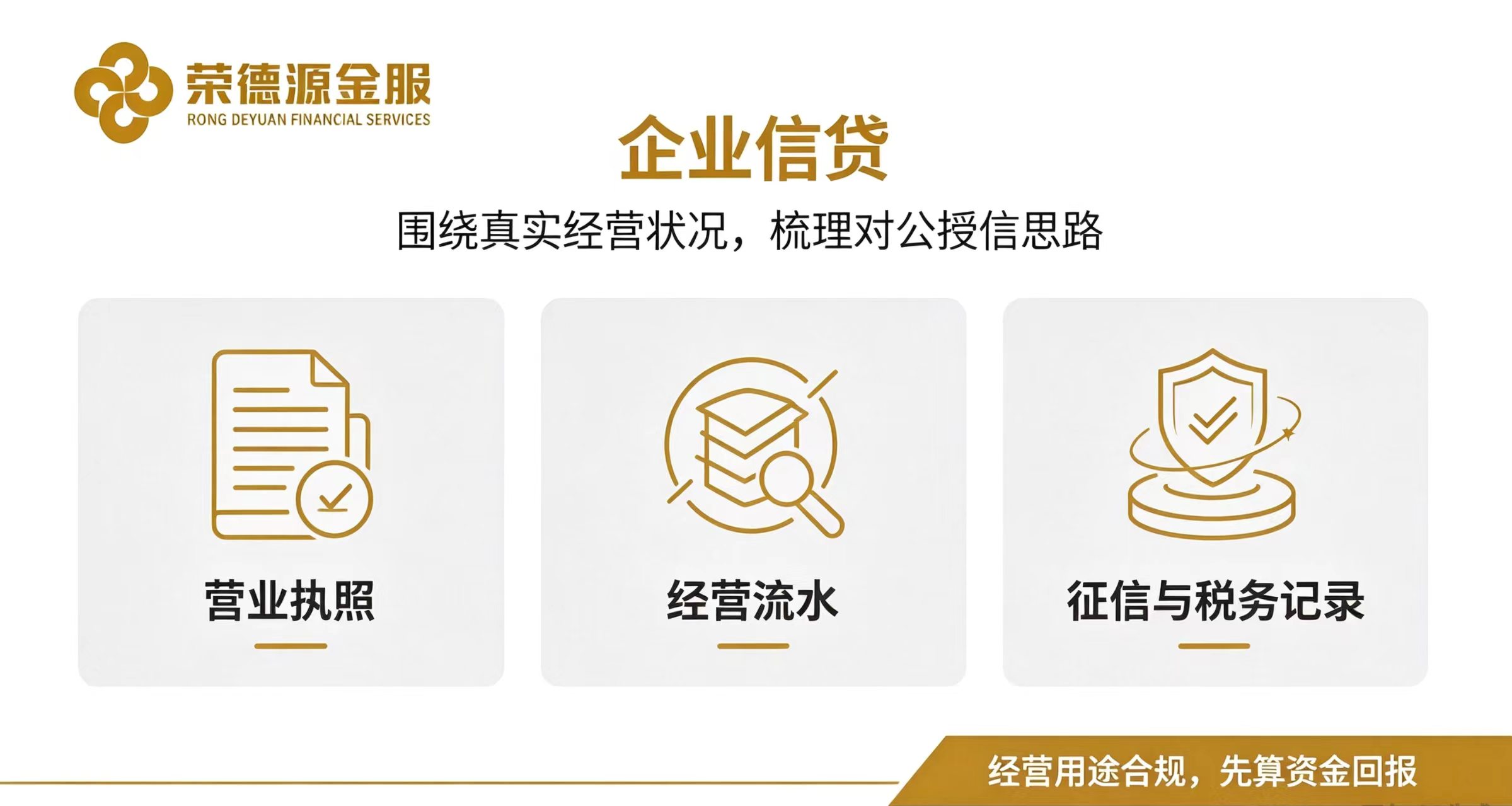 企业大对公授信与经营贷融资服务:为深圳真实经营企业梳理方案