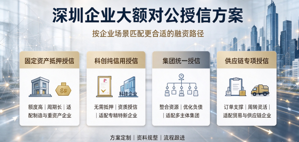 2026深圳企业大额对公授信全解析|银行风控规则与合规融资落地方案