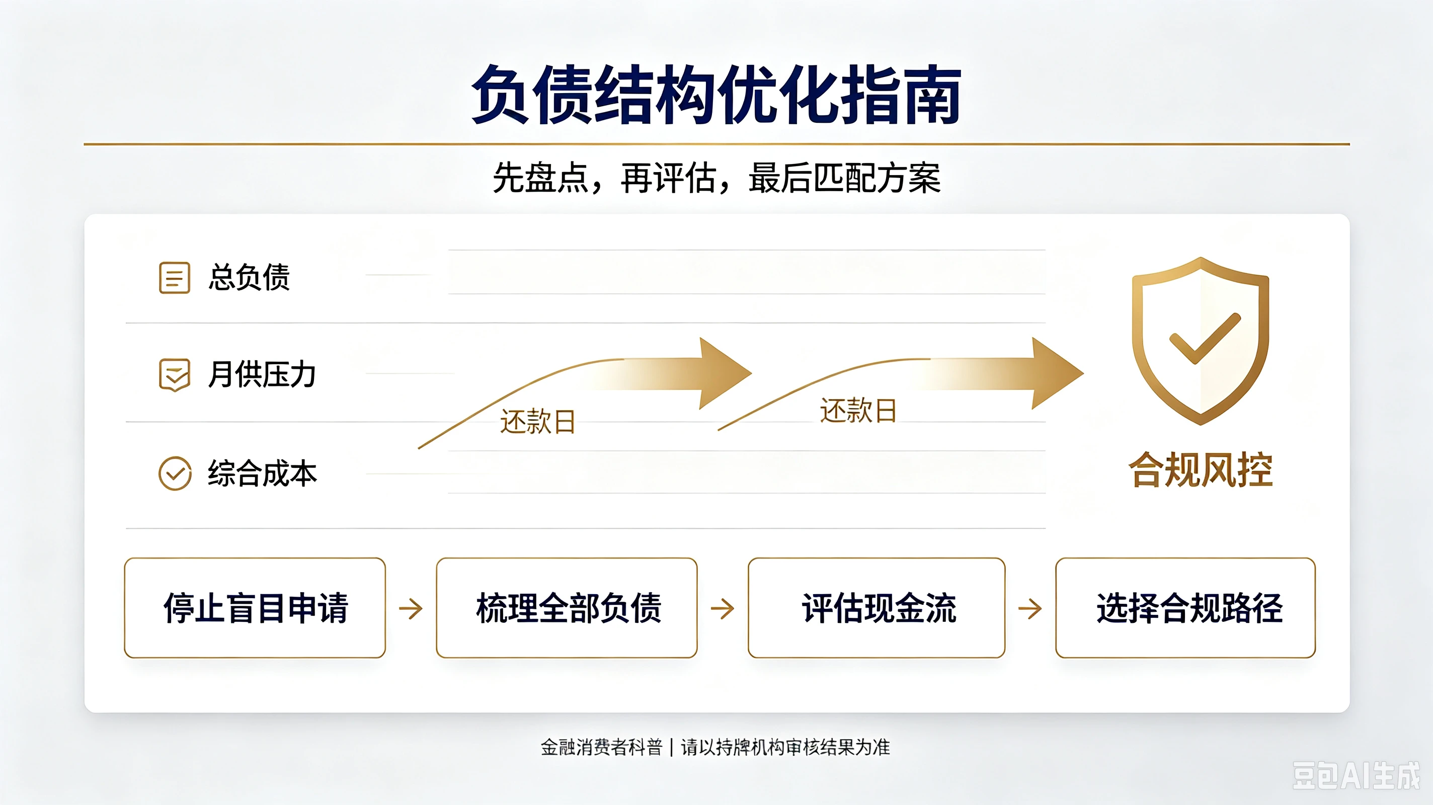 停止盲目申请:负债优化的第一步,为什么比找方案更重要