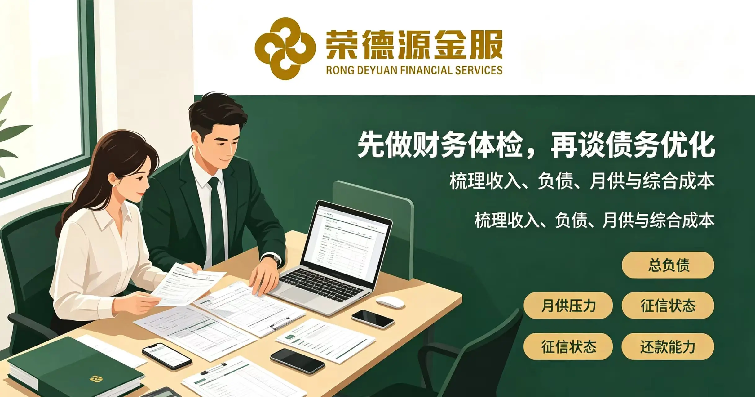 先做财务体检，再谈债务优化｜五大维度全面评估负债资质